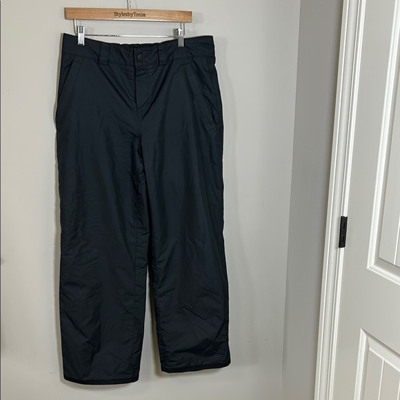 Obermeyer Keystone Pant Black Womens Snowboarding Skiing Waterproof Sz 12 Short - Picture 2 of 16